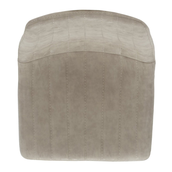 Safavieh Rhyatte Contemporary Bar Stool With Stone Vegan Leather, Black Iron Base & Ergonomic Comfort Design BST3018B