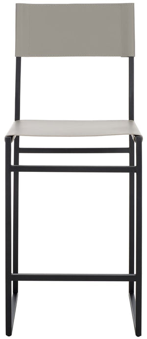 Safavieh Layne Counter Stool Light Grey / Black  BST3020A