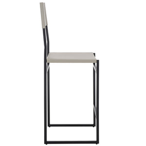 Safavieh Layne Counter Stool Light Grey / Black  BST3020A