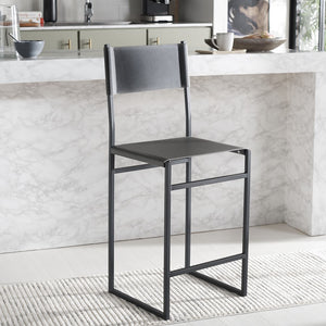 Safavieh Layne Counter Stool Grey / Black BST3020B