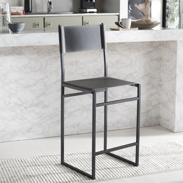Safavieh Layne Counter Stool Grey / Black BST3020B