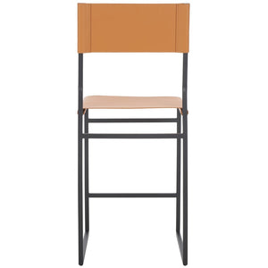 Safavieh Layne Counter Stool Cognac / Black BST3020D