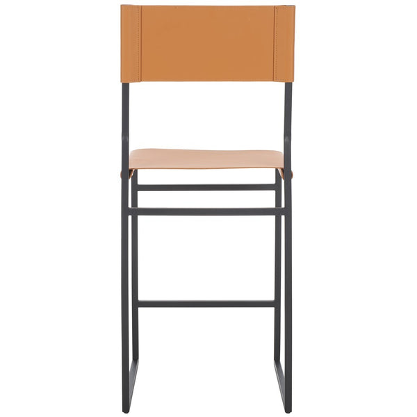 Safavieh Layne Counter Stool Cognac / Black BST3020D