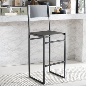 Safavieh Layne Barstool Grey / Black BST3021B