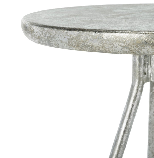 Safavieh Galexia Bar Stool - Modern Retro Design With Sculptural Lines For Stylish Home Or Commercial Spaces Silver Leaf BST3200B