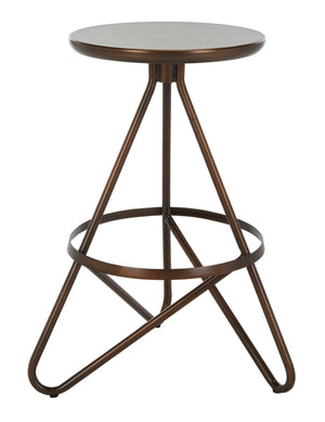 Safavieh Galexia Counter Stool Antique Copper BST3201A