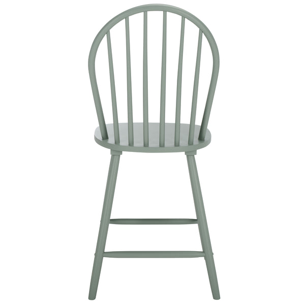 Safavieh Omaha Counter Stool In Tranquil Sage - Stylish Rubberwood Design For Modern Home Decor Upgrade Sage Wood Bst3300a