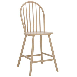Safavieh Omaha Counter Stool In Tranquil Sage - Stylish Rubberwood Design For Modern Home Decor Upgrade Khaki Wood Bst3300c