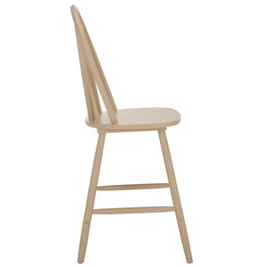 Safavieh Omaha Counter Stool In Tranquil Sage - Stylish Rubberwood Design For Modern Home Decor Upgrade Khaki Wood Bst3300c