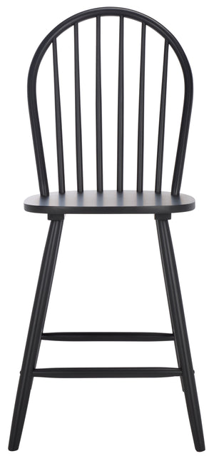 Safavieh Omaha Counter Stool In Tranquil Sage - Stylish Rubberwood Design For Modern Home Decor Upgrade Black Wood Bst3300d