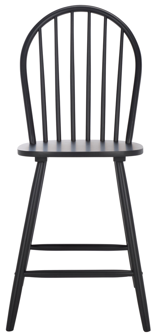 Safavieh Omaha Counter Stool In Tranquil Sage - Stylish Rubberwood Design For Modern Home Decor Upgrade Black Wood Bst3300d