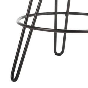 Safavieh Kai Adjustable Swivel Counter Stool – Modern Mango Wood & Black Metal, Perfect For Stylish Spaces! BST3700A