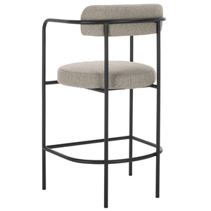 Safavieh Andrean Arm Counter Stool Grey / Black BST3901A