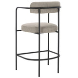 Safavieh Andrean Arm Counter Stool Grey / Black BST3901A