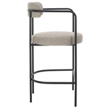 Safavieh Andrean Arm Counter Stool Grey / Black BST3901A