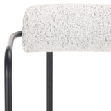 Safavieh Andrean Arm Counter Stool Black / White / Black BST3901B