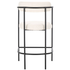 Safavieh Andrean Arm Counter Stool White / Black BST3901C