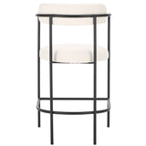 Safavieh Andrean Arm Counter Stool White / Black BST3901C