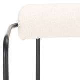 Safavieh Andrean Arm Counter Stool White / Black BST3901C