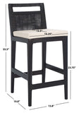 Safavieh Darin Counter Stool BST4001B