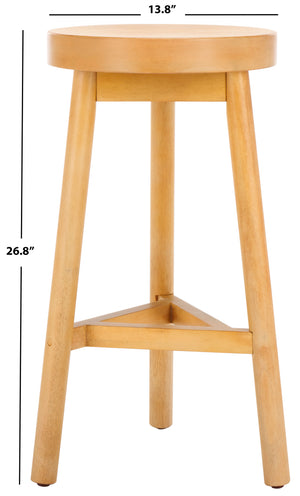 Safavieh Andrius Counter Stool Natural 13.8" x 13.8" x 26.8"