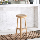 Safavieh Andrius Counter Stool Natural 13.8" x 13.8" x 26.8"