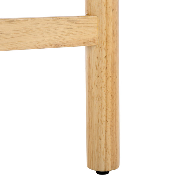 Safavieh Gavril Counter Stool – Chic Faux Leather With Solid Wood Frame For Elegant Kitchen Dining Spaces Cream ,Natural Wood,Fabric,Foam Bst5200b