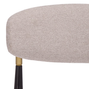 Safavieh Covelle Counter Stool Set Of 2 - Elegant Black & Gold Frame With Soft Dove Grey Linen Seat Black Gold ,Dove Grey Metal ,Fabric ,Foam Bst6402a-set2