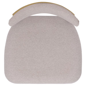 Safavieh Covelle Counter Stool Set Of 2 - Elegant Black & Gold Frame With Soft Dove Grey Linen Seat Black Gold ,Dove Grey Metal ,Fabric ,Foam Bst6402a-set2