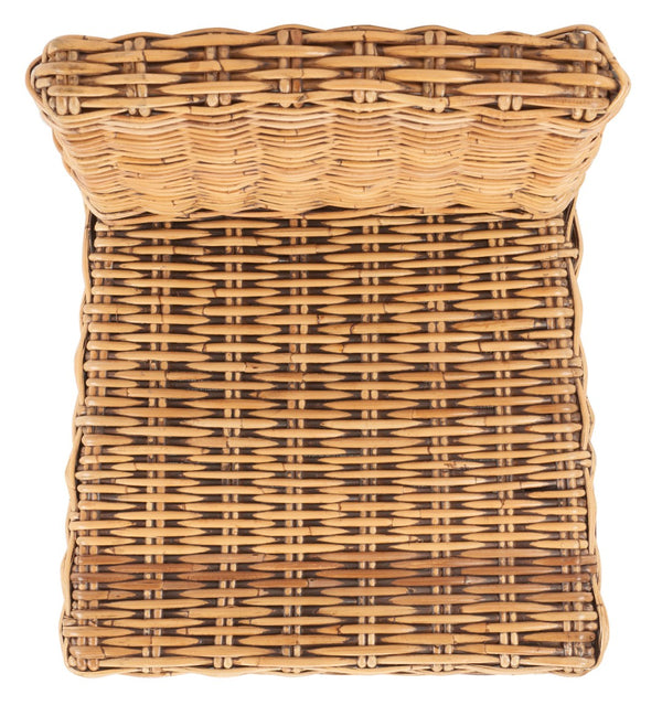 Safavieh Tobie Rattan Bar Stool - Coastal Cottage Style With Comfortable Woven Seat And Sturdy Wood Legs Honey Brown Wash/Honey Brown Wash BST6500C