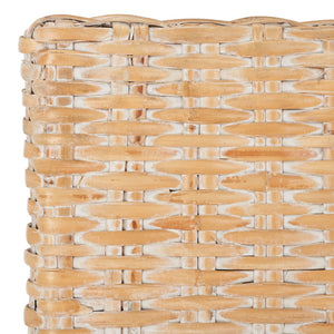 Safavieh Tobie Rattan Bar Stool - Coastal Cottage Style With Comfortable Woven Seat And Sturdy Wood Legs Natural White Wash BST6500D