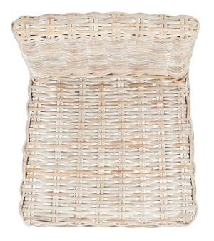 Safavieh Tobie Rattan Counter Stool – Coastal Cottage Charm With Durable Mango Wood & Rustic Style Appeal Grey White Wash/Grey White Wash BST6501B