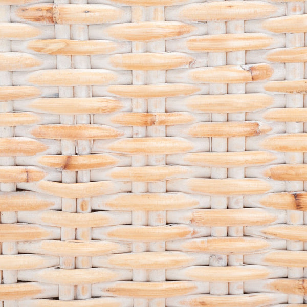 Safavieh Tobie Rattan Counter Stool – Coastal Cottage Charm With Durable Mango Wood & Rustic Style Appeal Natural White Wash BST6501D