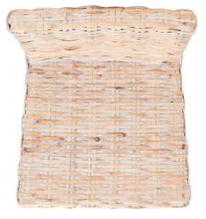 Safavieh Tobie Rattan Counter Stool – Coastal Cottage Charm With Durable Mango Wood & Rustic Style Appeal Natural White Wash BST6501D