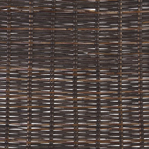 Safavieh Minerva Weaved Counter Stool - Chic Light Natural Rattan With Sleek Metal Legs For Modern Elegance Dark Brown ,Black Metal & Rattan Bst6505b-set2