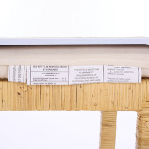 Safavieh Tojo Cane Rounded Back Bar Stool - Stylish Natural & White Design For Elegant Home Decor & Comfort Natural ,White Lesio,Mango Wood Bst6506a