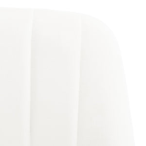 Safavieh Helga Counter Stool - Mid-Century Modern Velvet Elegance With Sculptural Design For Stylish Seating Ivory / Black BST7501A