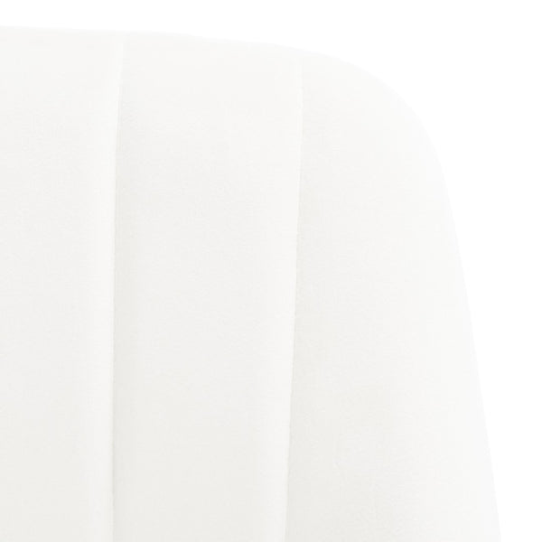 Safavieh Helga Counter Stool - Mid-Century Modern Velvet Elegance With Sculptural Design For Stylish Seating Ivory / Black BST7501A