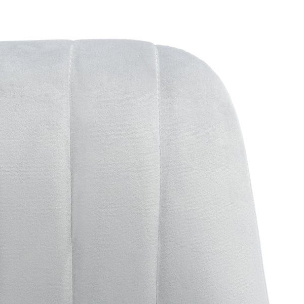 Safavieh Helga Counter Stool - Mid-Century Modern Velvet Elegance With Sculptural Design For Stylish Seating Light Grey / Black BST7501B