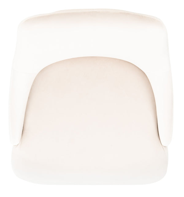 Safavieh Kelsey Counter Stool - Modern Glam Velvet Upholstered Seat With Open-Leg Design For Stylish Comfort Beige / Black BST7505A