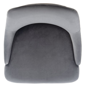 Safavieh Kelsey Counter Stool - Modern Glam Velvet Upholstered Seat With Open-Leg Design For Stylish Comfort Shale / Black BST7505C