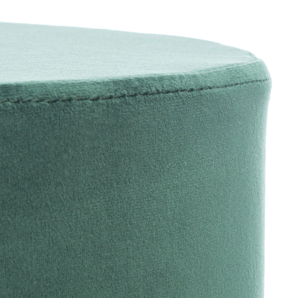 Safavieh Bohden Round Counter Stool – Luxurious Velvet Seat With Sleek Angled Legs For Modern Kitchen Style Malachite Green / Black BST7508C