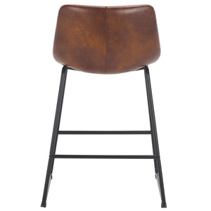 Safavieh Acela Counter Stool Brown / Black BST7509A