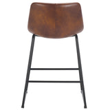 Safavieh Acela Counter Stool Brown / Black BST7509A