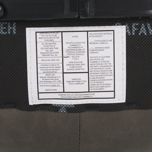 Safavieh Acela Counter Stool Grey / Black BST7509B