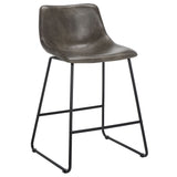 Safavieh Acela Counter Stool Grey / Black BST7509B