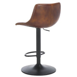 Safavieh Aelin Adjustable Bar Stool Brown / Black BST7510A