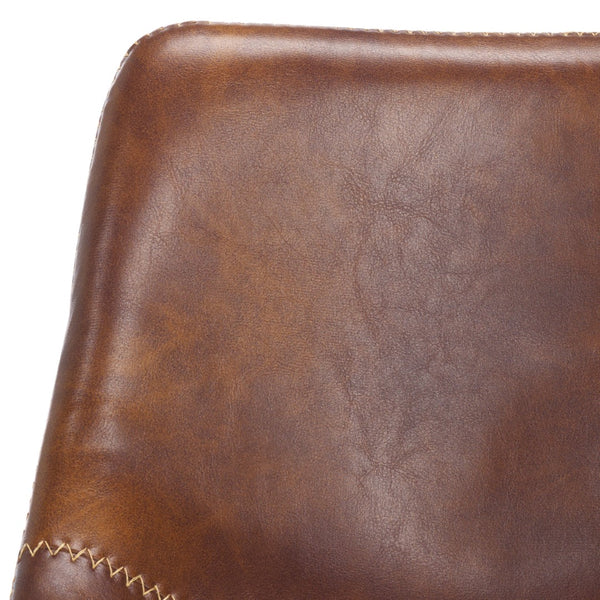 Safavieh Aelin Adjustable Bar Stool Brown / Black BST7510A