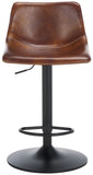 Safavieh Aelin Adjustable Bar Stool Brown / Black BST7510A