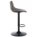 Safavieh Aelin Adjustable Bar Stool Grey / Black BST7510B